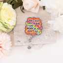 3 x Funny Nurse Badge Reel Cute Medical Nursing Badge Reel Retractable,You Can't Have a Bad Day at Work if You Don't Go Id Card Holder with Alligator Clip for Healthcare Doctor Teacher Gifts