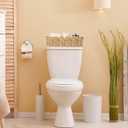 Toilet Paper Storage Basket Bathroom Counter Organizer Wicker Baskets for Organizing Cute Basket for Apartment Bedroom Nursery Room Kitchen Bathroom Decor -Beige