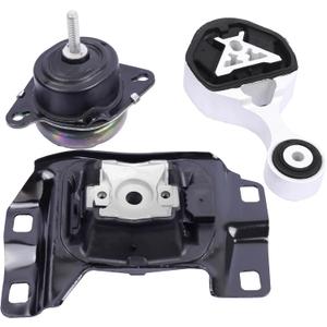 Engine Motor and Transmission Mount Kit Compatible with 2016-2019 Ford Explorer 2.3L L4 Turbocharged Automatic FWD Transmission,Replace OE A5634 BB5Z6038F A5917 FB5Z6068C A5875 BB5Z6038G 3pcs