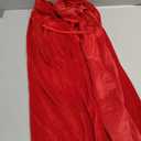 little red devil riding hood costume women, Christmas Halloween Party Dress with Cape Adult cosplay (Small)