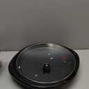 Elite Gourmet EMG-980B Smokeless Electric Tabletop Grill Nonstick, 6-Serving, Dishwasher Safe Removable Grilling Plate, Grill Indoor, Tempered Glass Lid, Adjustable Temperature, 14" Black