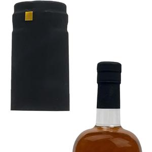 Jelinek Cork Shrink Caps for Wine Bottles - Matte Black 50 Count - 36 x 50 mm