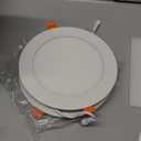 6 Inch Ultra-Thin LED Recessed Lighting with Junction Box, 3000K Warm White Canless Downlight, 12W=110W Eqv, Dimmable LED Ceiling Lights, 850LM, ETL Certified, 6 Pack