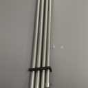 H.VERSAILTEX Elegant Window Treatment Telescoping Double Curtain Rod Set with Classic Cap, 3/4-Inch Diameter, Adjusts from 66 to 120 Inches, Nickel