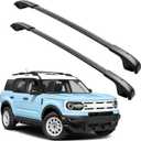 Roof Rack Cross Bars 150lbs Compatible with Ford Bronco Sport Base & Bigbend (on Road) 2021-2024 & 2021 Outer Banks Aluminum Crossbars Rails Cargo Rooftop Bike Snowboard Skiboard