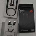 Beats Flex Wireless Earbuds - Apple W1 Headphone Chip, Magnetic Earphones, Class 1 Bluetooth, 12 Hours of Listening Time, Built-in Microphone - Black