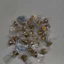 Ravinte 30 Pack Champagne Bronze Kitchen Cabinet Knobs Single Hole Round Dresser Knobs Cabinet Hardware for Kitchen Dresser Drawers