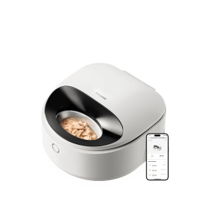 PETLIBRO Automatic Cat Feeder Wet Food with Stainless Steel Bowl 2 Packs, Refrigerated Auto Cat Feeder with Semiconductor Cooling, 3 Fresh Meals, App-Controlled Pet Food Dispenser, Easy to Clean