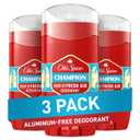 Old Spice Aluminum Free Deodorant for Men, 24/7 Odor Protection, 24/7 Freshness & Lasting Scent, Champion with Fresh Scent, 3.0 oz (Pack of 3)