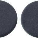 Dark Grey 15 Inch 2 Pack Round Memory Foam Chair Pad for Dining Room, Kitchen, and Office Use, Anti-Slip Round Stool Cushion, Comfortable Seat Cushion with Removable Cover