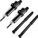 ECCPP Shocks Struts Front Rear Shocks Absorbers Struts for 2010-2015 for Freightliner Sprinter 2500,2010-2018 for Mercedes-Benz Sprinter 2500 331702 553003 343484-4pcs shocks