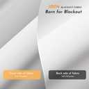 Persilux Blackout Roller Shades - Cordless Roller Blinds with Valance, Thermal Insulated Fabric Window Blinds, UV Protection for Home, Office and Bedroom (White, 35"W x 72"H)