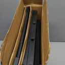 2 Step Folding Stool Non Slip 250 lb Capacity Foldable Step Stool 8 and 17 Inch Dual Height Portable Foot Stool for Kitchen Bathroom Black