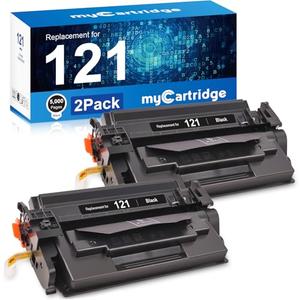 myCartridge 121 Black Toner Cartridge Compatible for Canon 121 CRG-121 CRG121 for Canon imageClass D1650 D1620 Printer (2-Pack), 121 Black Toner Cartridge