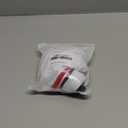 MIZOK Men's Sexy Low Rise Swim Briefs Stripe Swimming Bikini Swimsuit (Large, White)