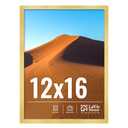 LaVie Home 12x16 Picture Frame for Wall Display, 12x16 Gold Picture Frame with HD Plexiglas, 12 x 16 Poster Frame 1 Pack, Display Frame for Vertical or Horizontal, Classic Collection