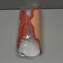 Orange Scalloped Paper Placemats 60 Pcs Disposable Coated Paper Waterproof Place Mat with Wavy Edge Table Decor for Baby Shower Party Supplie Birthday Wedding Banquet Tea Party (13.5 Inch Round)