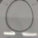 BEMIS 500EC 390 Toilet Seat with Easy Clean & Change Hinges, 1 Pack Round, Cotton White