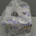 Blue and White Tissue Box Cover Wooden Floral Bird Vintage Square Tissue Box Holder for Bedroom Bathroom Office Desk Countertop Modern Farmhouse Decor, 6 x 6 x 6 Inch