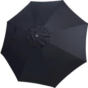 Blissun 9ft Patio Umbrella Replacement Canopy, Market Umbrella Top, Outdoor Table Umbrella Canopy for 8 Ribs, Canopy Only