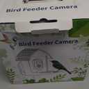 Smart Bird Feeder with Camera - Solar Powered Bird Watching Camera with 2K HD Live View, Auto Capture & AI Identify 10,000+ Species, 2.4G WiFi Outdoor Birdhouse, Ideal Gifts for Bird Lovers