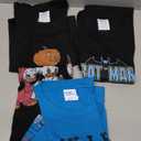 DC Comics Unisex Child Batman, Superman, The Flash 3 Pack Logo Bundle Set T-Shirt, Black/Royal/Red, Small