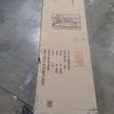 Roundhill Furniture Black Japanese 4-Panel Screen Room Divider, Plum Blossom