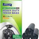 GENERALCARE 30 Gallon Trash Bags, Heavy Duty Tear-Resistant, Puncture-Proof lager garbage bags, Ultra-Large Capacity, 40 Count, Unscented