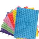 Foot Massage Mat Massage Pad Bathroom Mat Yoga Mat Outdoor Game 4PCS (Blue)