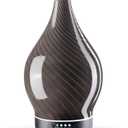 Porseme 150ml Essential Oil Diffuser Glass Color Changing Aroma Air Diffusers Aromatherapy Ultrasonic Cool Mist Humidifier 6 Running Hours Waterless Auto-Off for Sleeping Yoga Office Spa (Pure Grey)