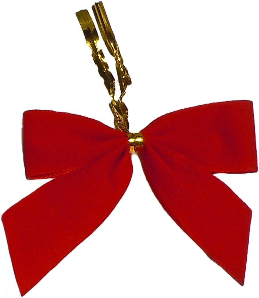 18 pcs  Christmas Red Bows,  for Christmas Tree Fireplace Decoration