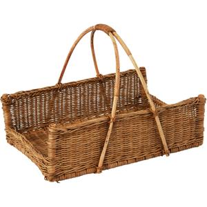 Creative Co-Op Decorative Handwoven Rattan Hanging Basket, Natural