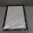 11x17 Shadow Box Frame Black Display Picture Frame | 3/4" Depth | UV Resistant Acrylic Plexiglass, Acid-Free Backing and Wall Hanging Hardware