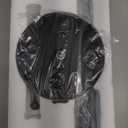 SMARTAKE Paper Towel Holder, Paper Towel Dispenser Standing Weighted Base Non Slip, Spring Arm for Easy Tear, Stainless Steel Paper Towel Holder for Home Kitchen Countertop Tabletop, Metallic Gray