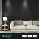 Art3d Slat Wall Panel, 3D Fluted Textured Panel 12-Tile 19.7 x 19.7in. - Cover 32 Sq.Ft., Black