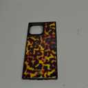 Cocomii - Rectangle Case Compatible with iPhone 15 Pro Max - Compatible with MagSafe, Tortoiseshell Pattern, Animal Print, Glossy, Magnetic Phone Case for iPhone 15 Pro Max 6.7 inch, Black/Amber