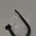 Drapery Holdback,Quality Metal Decorative Curtain Holdbacks with Zinc Alloy Cap Finials,Rust-Proof, Window Curtain Holdbacks,Matte Black