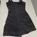 YIANNA Fajas Colombianas Moldeadoras Postpartum Shapewear for Women Tummy Control Butt Lifter Body Shaper with Zipper Crotch (Medium, Black)