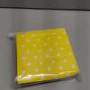 Yellow Red Black Polka Dot Paper Napkins 60count, Decorative Dinner Luncheon Napkins for Party Events, folded 6.5” x 6.5”, unfolded 13” x 13”