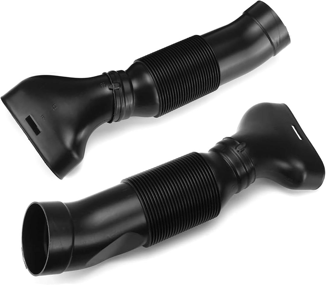 Pair of Engine Air Cleaner Intake Inlet Duct Hose Compatible with Mercedes-Benz C240 C320 2001 2002 2003 2004 2005 W203 2035280007 2035280107