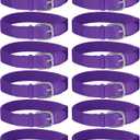 Hercicy 12 Pcs Baseball Belts Softball Belts Bulk for Adult and Youth Adjustable (Purple)