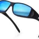 IGnaef Fit Over Glasses Sunglasses for Men Women Polarized Wrap Around Sunglasses to Wear Over Glasses with UV Protection