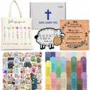 LKTEE Christian Gift Set for Women, Faith Gift Box with Tote Bag