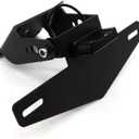 License Plate Bracket Mount Holder with Light Adjustable License Plate Frame Fender Eliminator with LED Light Tail Tidy Device Fit for K-TM Duke 125 200 250 390 2017-2019