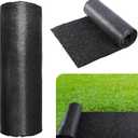 8' x 2' Recycled Rubber Mulch Mat Roll, Permanent Mulch Walkway Pathway, Garden Edging Border for Plants, Vegetables & Flower, Reusable Rubber Mat for Landscaping, Outdoor and Playground (EXP 09/03/26)