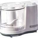 BLACK+DECKER HC150W 1.5-Cup Electric Food Chopper, White, 1.5_cup