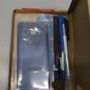 15 Pro Back Glass Replacement for iPhone 15 Pro Rear Back Cover Glass Waterproof and Camera Lens+Professional Repair Tool Kit (Blue Titanium)