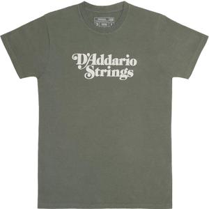 D'Addario 1978 Logo T-Shirt, Willow Green, 3XL