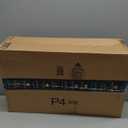 Heated Cat House for Indoor Cats - Large Cat Warming Bed for Winter with Fluffy Ball Hanging and Adjustable Heating Pad, Foldable Cat Hideaway,23x16.5x13 inches, Navy Blue