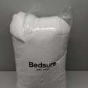 Bedsure Comforter Duvet Insert - Quilted Comforters Oversized King Size, All Season Duvet, GentleSoft Down Alternative Bedding, with 8 Tabs, Gifts for Women/Men, White, Oversized King 116 x 98 Inches